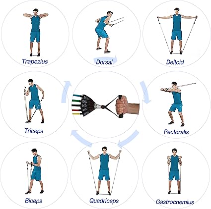 Cuerdas elásticas de resistencia fitness