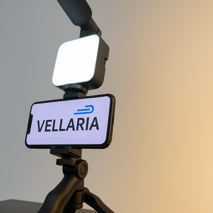 Set grabacion movil 3 en 1 (tripode + micro + luz)