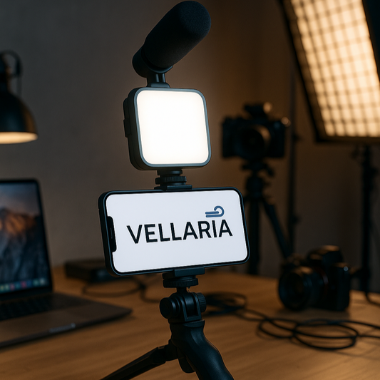 Set grabacion movil 3 en 1 (tripode + micro + luz)